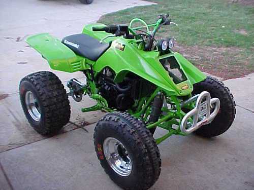 ATV kawasaki mojave repaint and rebuild