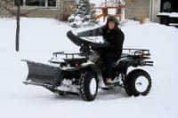 Plowing Snow With Your ATV